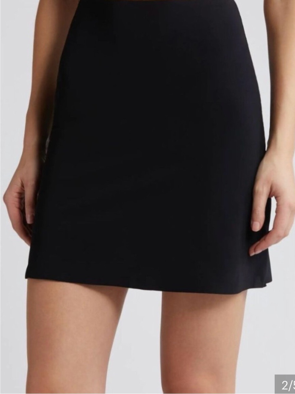Commando Black Stretch Pencil Skirt